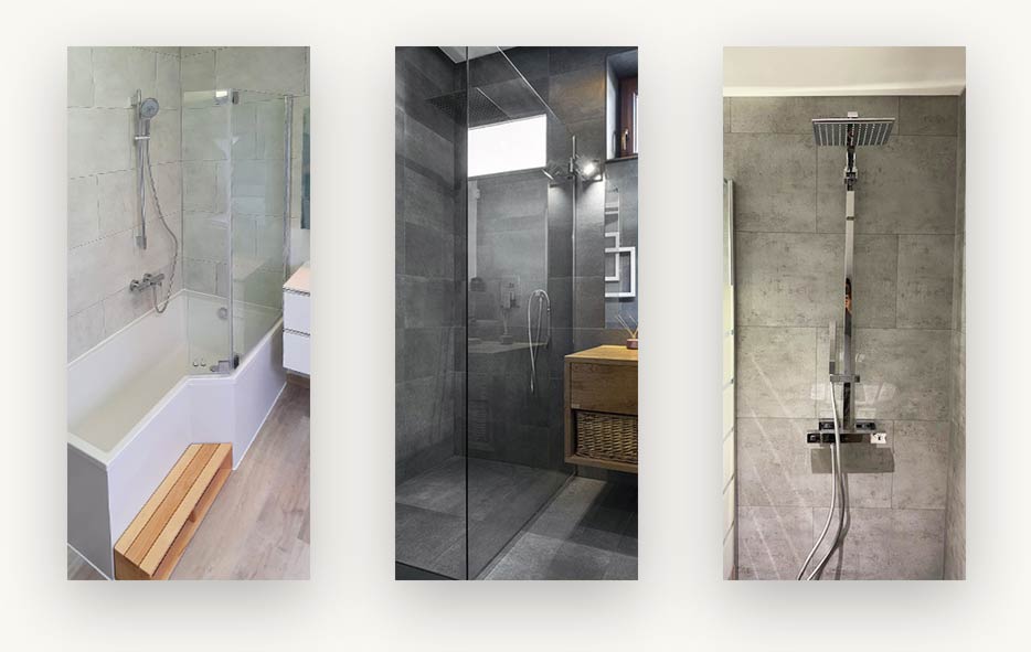 Conception et pose de salle de bains Marly