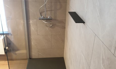 Installation d'une douche italienne à Croix Concept 3D