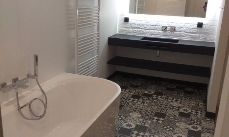 Création de salle de bain à Villeneuve d'Ascq - Concept 3D