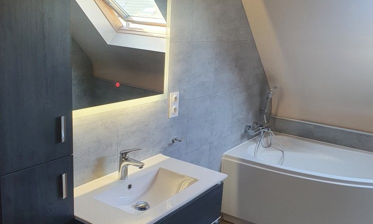 Installation douche et baignoire - Saint-Amand-les-Eaux - Concept 3D