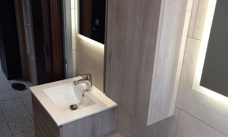 Rénovation d'une salle de bain complète à Cambrai Concept 3D