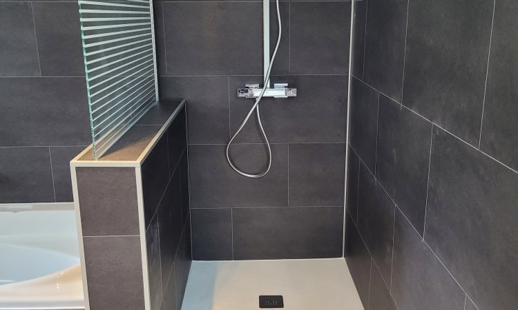 Rénovation partielle d'une salle de bain à Sin-Le-Noble Concept 3D