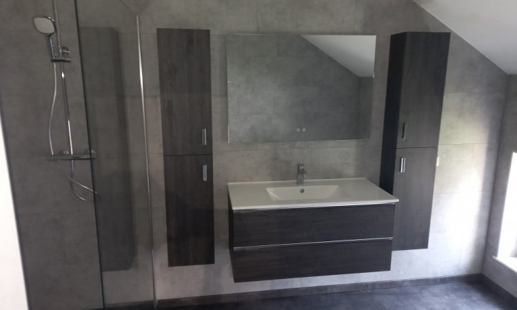 Salle de bain complète - Somain - Concept 3D